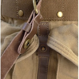 khaki Rucksack backpack