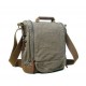 army green eco friendly canvas messenger