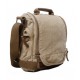 Canvas messenger bag women khaki 