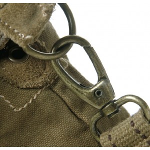 khaki Cheap canvas messenger bag