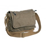 Flapover day bag, heavy duty canvas bag