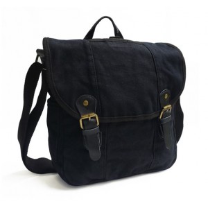 black Medium messenger bag