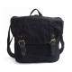 black mens canvas messenger bags