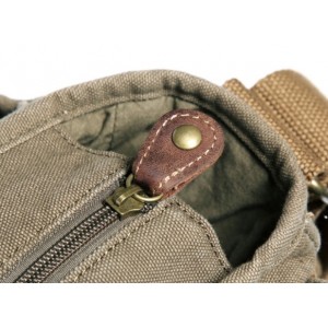 army green Large canvas bag