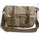 khaki Large canvas bag