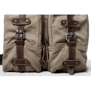 khaki messenger bag backpack