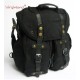 black messenger bag backpack