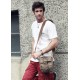 small canvas shoulder bags mens