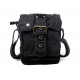 black Mens small canvas shoulder bags