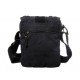 black mens small canvas shoulder bags