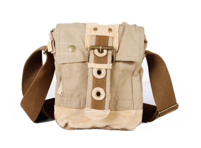 Mens small canvas shoulder bags, mens small canvas shoulder bags - BagsEarth