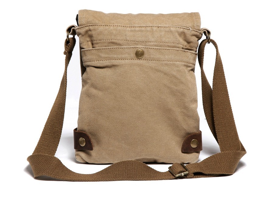 Small canvas shoulder bags, mens canvas satchel bags - BagsEarth