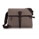 Coffee Canvas Ipad Shoulder Bag