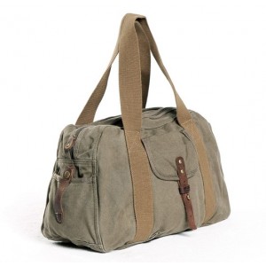 army green Cotton shoulder bags