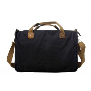 black Military messenger bag