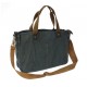 grey canvas messenger bag