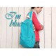 blue rucksack with daypack