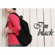 black rucksack with daypack