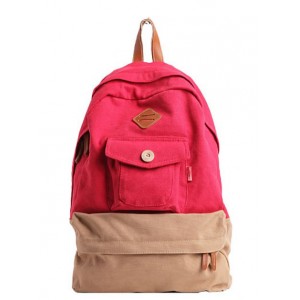 red satchel backpack