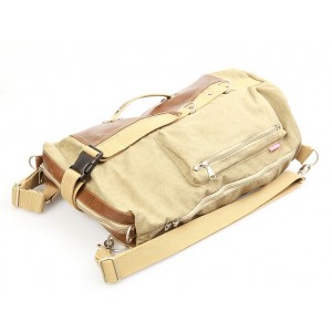 khaki trendy backpack