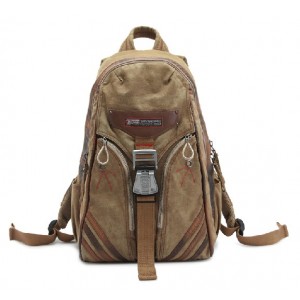 Canvas backpack for men, canvas rucksack backpack