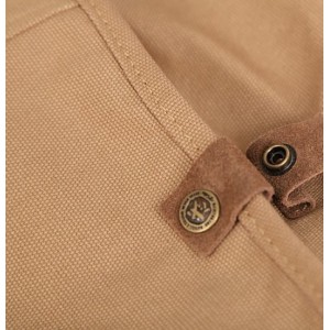 khaki canvas rucksack