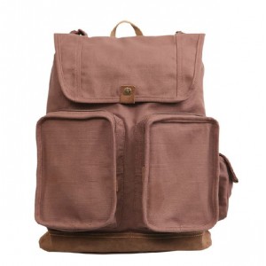 Vintage canvas knapsack