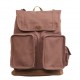Vintage canvas knapsack