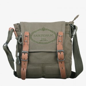 Canvas city light bag, small messenger bag