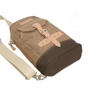 khaki Sling back bag