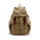 Khaki Waterproof canvas Rucksack