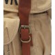 khaki canvas shoulder bag men