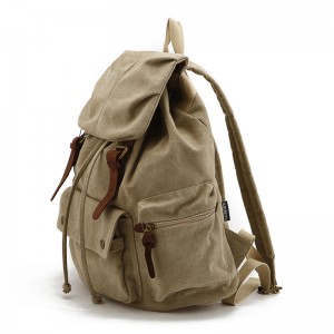 Khaki Canvas Rucksack