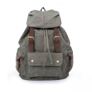 Army Green School backpack
