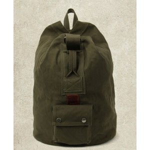 army green College backpack