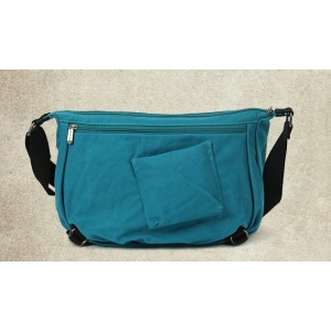 blue IPAD hip messenger bag
