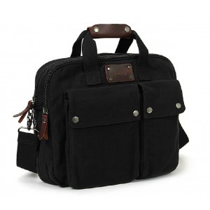 Canvas computer bag, canvas briefcase