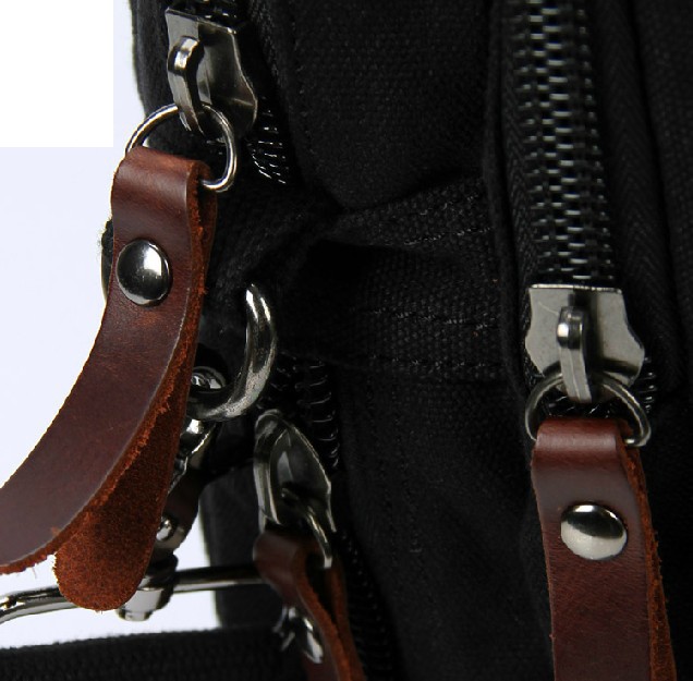 Canvas computer bag, canvas briefcase - BagsEarth