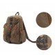 vintage Canvas backpack purse