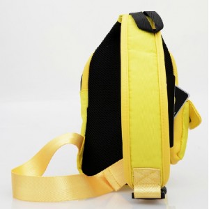 yellow Sling over bags