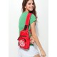 red sling school bag