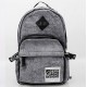 grey personalized canvas bag