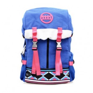 blue high school backpack