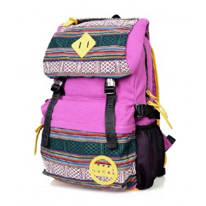 purple Girls backpack for school