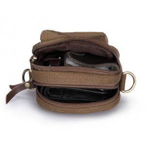 canvas cell phone fanny pack