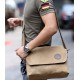 khaki unique shoulder bag