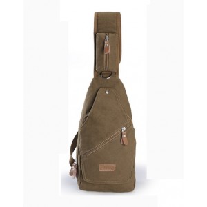 army green Backpack purse
