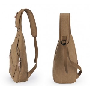 khaki backpack shoulder bag