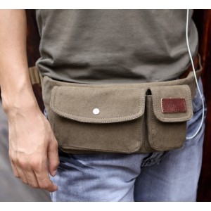 army green Unique fanny pack