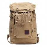 Canvas rucksack backpack khaki